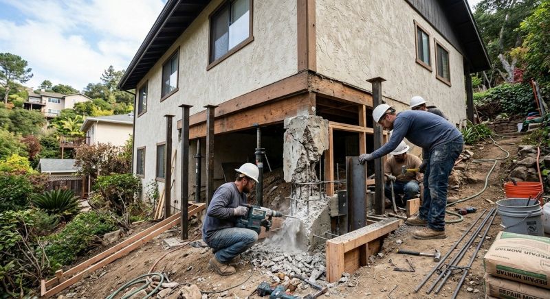 Concrete Foundation Repair in Saint Johns, FL