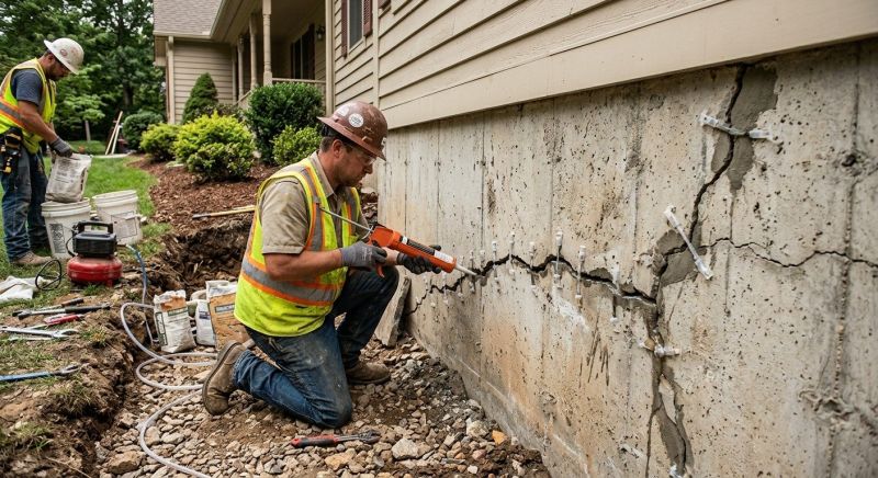 Cracked Foundation Repair in Saint Johns, FL