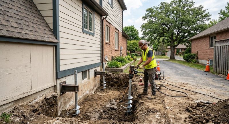 Helical Piers Installation in Ponte Vedra Beach, FL