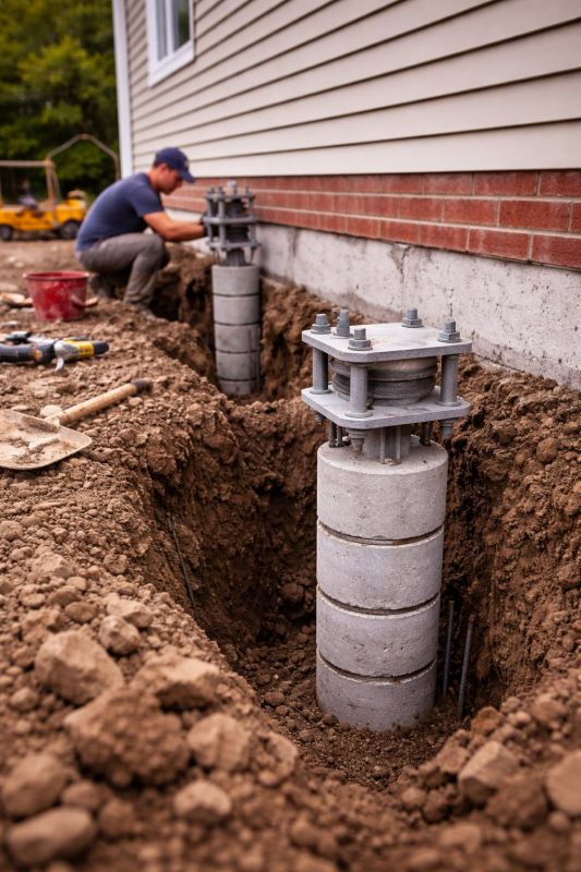 Helical Piers Installation in Ponte Vedra Beach, FL