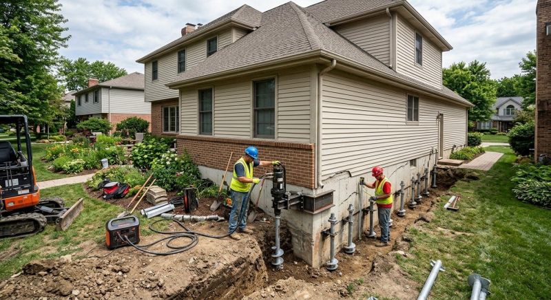 Helical Piers Installation in Ponte Vedra Beach, FL