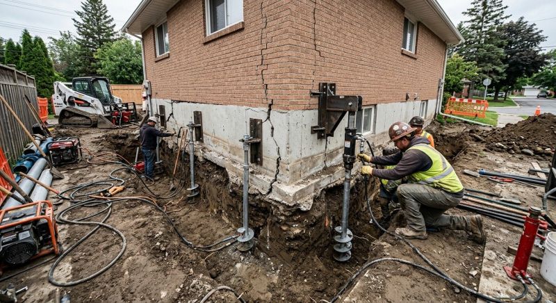 Sinking Foundation Repair in Clay County, FL