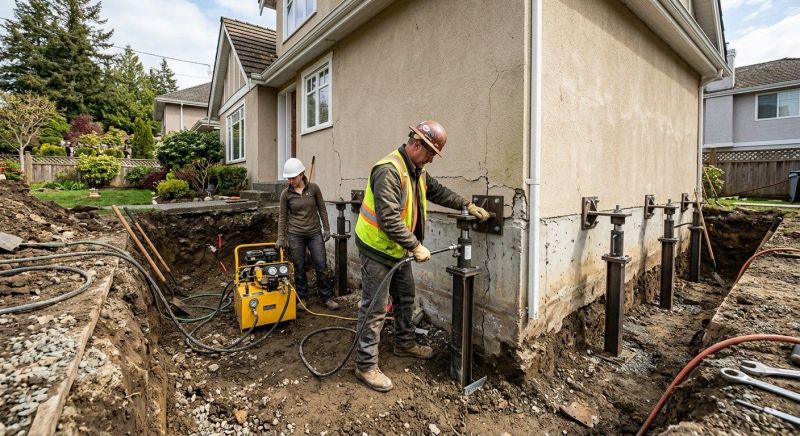 Sinking Foundation Repair in Clay County, FL