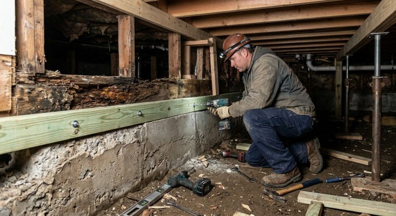 Sinking Foundation Repair in Neptune Beach, FL